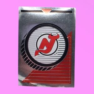 1993-1994 Panini Hockey NHL New Jersey Devils Logo #34 Sticker
